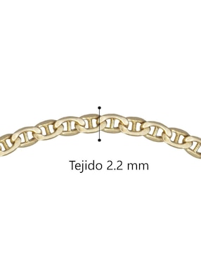 Collar de eslabones Horoz de oro 10 K