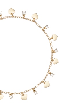 Pulsera Mossimo con cristal con acabado pulido