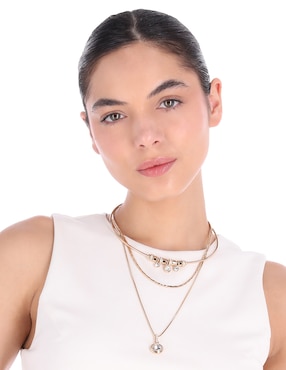 Collar nine west waterfall crystal