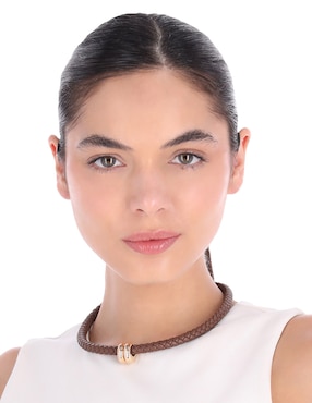 Collar Nine West Leather Tortoise