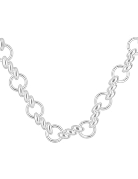 Collar Nine West Silver Rings & Fringe