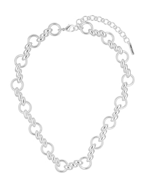 Collar Nine West Silver Rings & Fringe