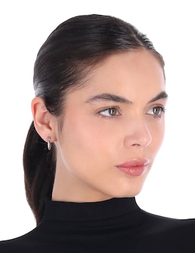 Set de aretes Nine West Tritone Organic Discs con acabado pulido