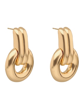 Aretes largos Nine West con acabado pulido