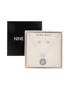 Aretes y collar nine west