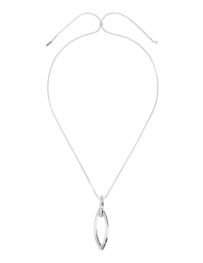 Collar nine west silver navette