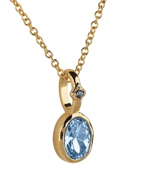 Set collar Luckyly Alea 14 K zirconia cúbica