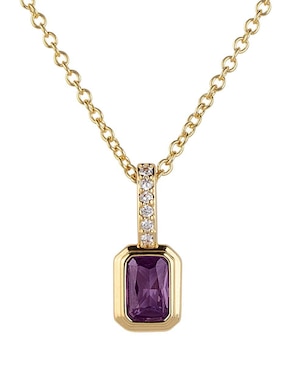 Set collar Luckyly Alea 14 K zirconia cúbica