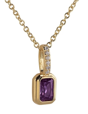 Set collar Luckyly Alea 14 K zirconia cúbica