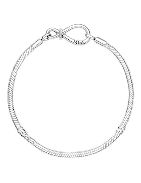 Pulsera Mink de plata P 925 con acabado brillante