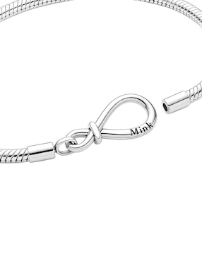 Pulsera Mink de plata P 925 con acabado brillante