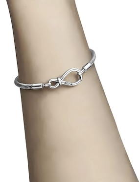 Pulsera Mink de plata P 925 con acabado brillante