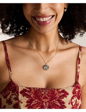 Collar con dije de signo zodiacal Fossil Written In The Stars