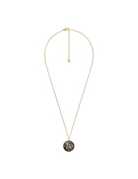 Collar con dije de signo zodiacal Fossil Written In The Stars
