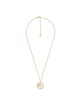 Collar con dije de signo zodiacal Fossil Written In The Stars