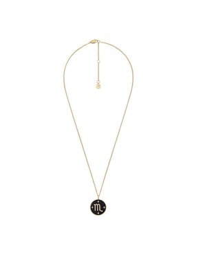 Collar con dije de signo zodiacal Fossil Written In The Stars