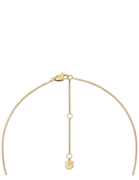 Collar con dije de signo zodiacal Fossil Written In The Stars
