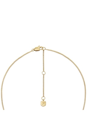 Collar con dije de signo zodiacal Fossil Written In The Stars