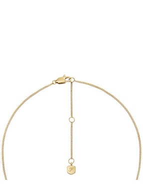 Collar con dije de signo zodiacal Fossil Written In The Stars