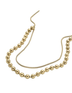 Collar de varios hilos Fossil All Stacked Up