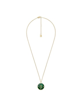 Collar con dije de signo zodiacal Fossil Written In The Stars