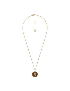 Collar con dije de signo zodiacal Fossil Written In The Stars