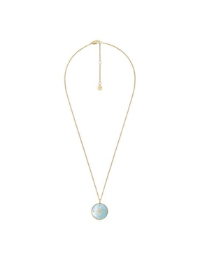 Collar con dije de signo zodiacal Fossil Written In The Stars