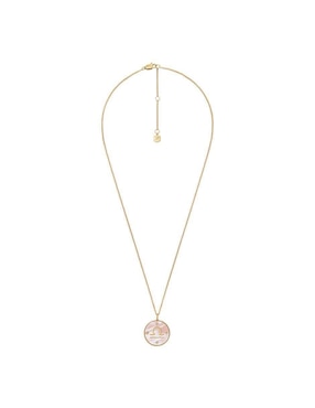 Collar con dije de signo zodiacal Fossil Written In The Stars