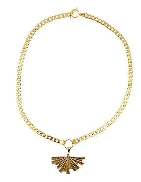 Collar de sol Adeliza Garzia Lumina de plata P 925 y 14 K