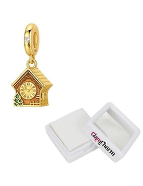 Charm de casa Glamcharm clock de plata P 925