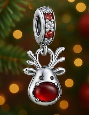 Charm de reno Glamcharm navidad de plata P 925