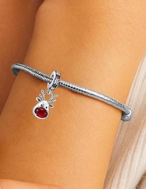Charm de reno Glamcharm navidad de plata P 925