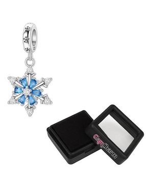 Charm de copo de nieve Glamcharm de plata P 925