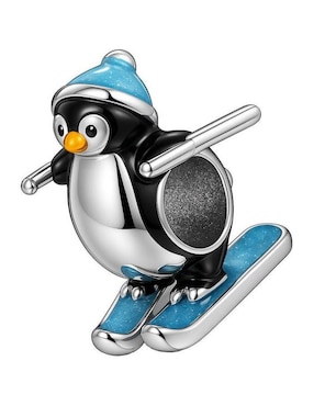 Charm de pingüino Glamcharm de plata P 925