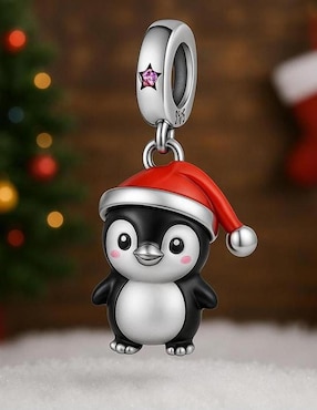 Charm de pingüino Glamcharm de plata P 925