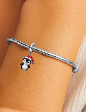 Charm de pingüino Glamcharm de plata P 925