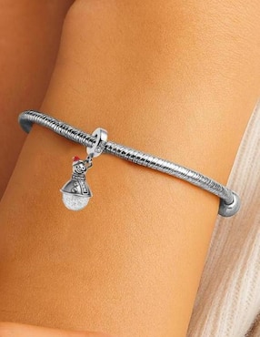 Charm de muñeco de nieve Glamcharm de plata P 925