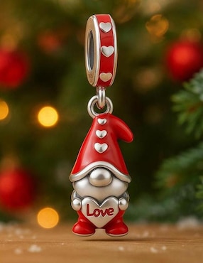 Charm de gnomo Glamcharm navidad de plata P 925