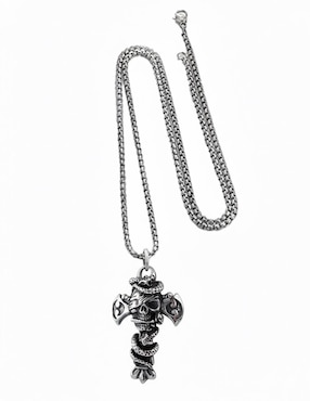 Collar con dije de calavera Nira