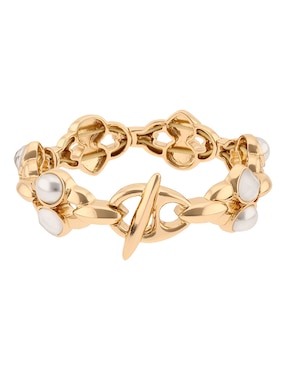 Pulsera Anne Klein Mother Nature acabado pavé