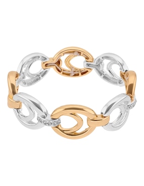 Pulsera Anne Klein Tulip Time con acabado pavé