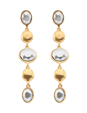 Arestes largos anne klein con acabado liso pavé