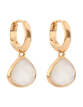 Aretes cortos de gota Anne Klein con acabado esmaltado