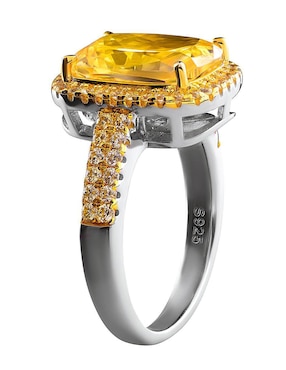 Anillo Gladkova Joyería P 925 de plata topacio brillante