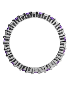 Anillo Gladkova Joyería P 925 de plata amatista brillante