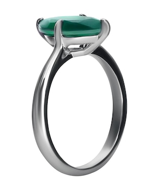 Anillo Gladkova Joyería P 925 de plata esmeralda