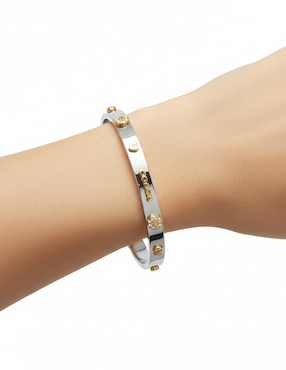 Pulsera coach con acabado pulido