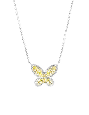 Collar de mariposa Gladkova Joyería de plata P 925