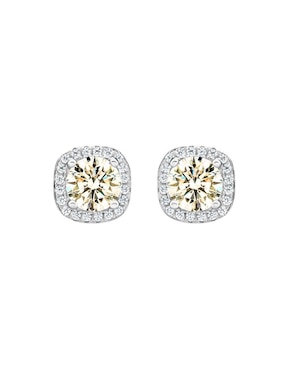 Broqueles Gladkova Joyería de plata p 925 con acabado brillante topacio