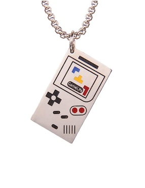 Collar con dije Game Boy rectangular Nira